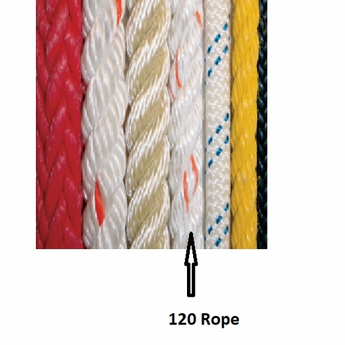 Frenchcreek 120 Rope & Equipment 1/2 Inch  Polyblend 3-Strand Rope Per Foot