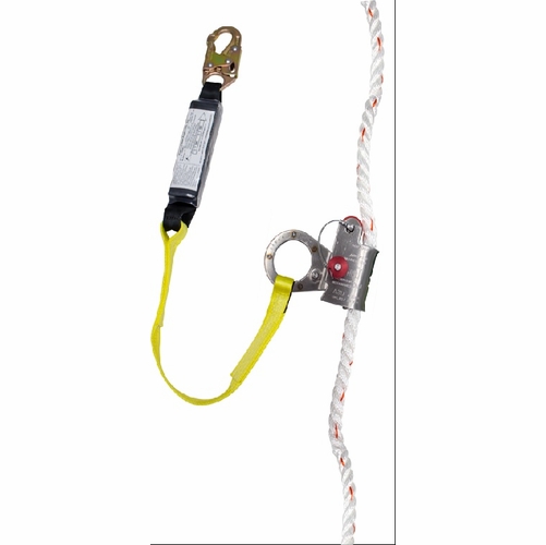 Frenchcreek 1202A-3 Rope Grabs 1201 With 3 Foot  Shock Absorbing Web Lanyard Attached,  Locking Snap