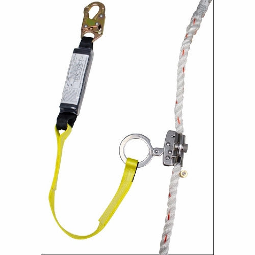 Frenchcreek 1202An-3 Rope Grabs 1201N With 3 Foot  Shock Absorbing Web Lanyard Attached,  Locking Sn
