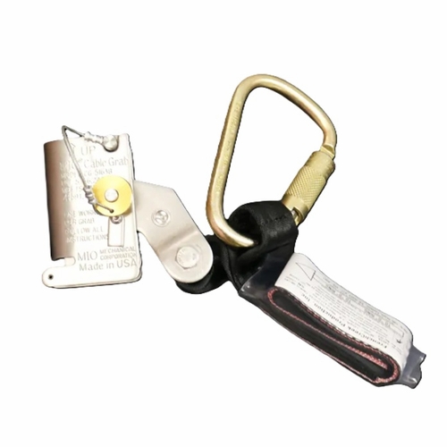 FrenchCreek 1401A-38 Flexible Cable Climbing System Components 3/8 inch  or 5/16 inch  wire rope gra
