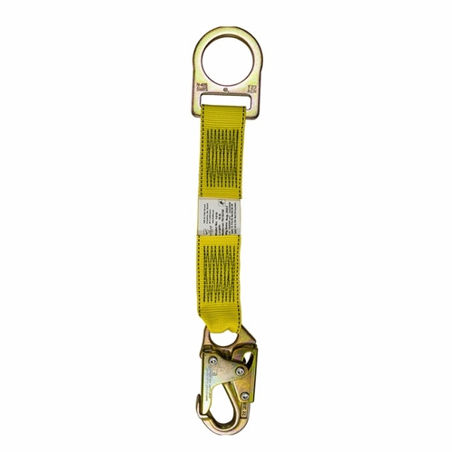 FrenchCreek 1418 18 inch x1 3/4 inch  extension strap, D-ring one end, locking snap other end (Harne
