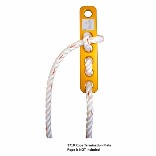 FrenchCreek 1710 Rope & Equipment Rope termination plate for 5/8 inch  rope lifelines  per foot