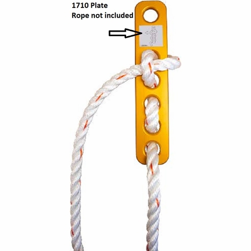 Frenchcreek 1710 Rope & Equipment Rope Termination Plate For 5/8 Inch  Rope Lifelines  Per Foot