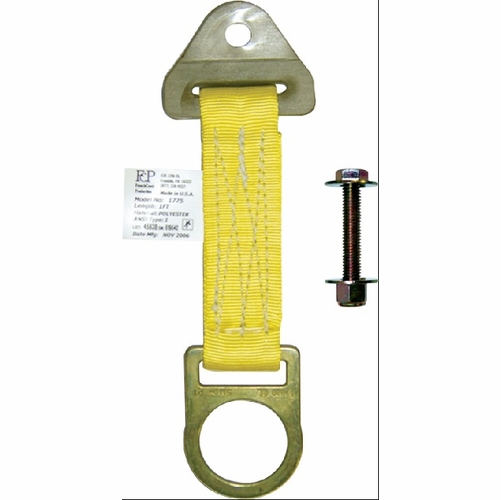 Frenchcreek 1775-S3 Steel Anchorage Connectors 1/4 Inch  Stainless Steel Anchor Plate W/3 Inch  Bolt