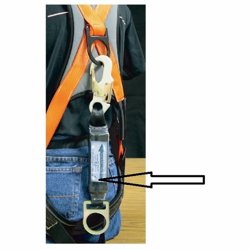 Frenchcreek 353 Lanyard Options / Accessories Shock Absorber With D-Ring One End,74N Other End
