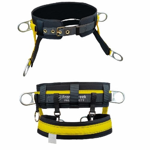 Frenchcreek 4000 Saddles & Work Seats Tree Saddle With 5 Inch  Body Pad, Removable Tool Belt, Hip D-