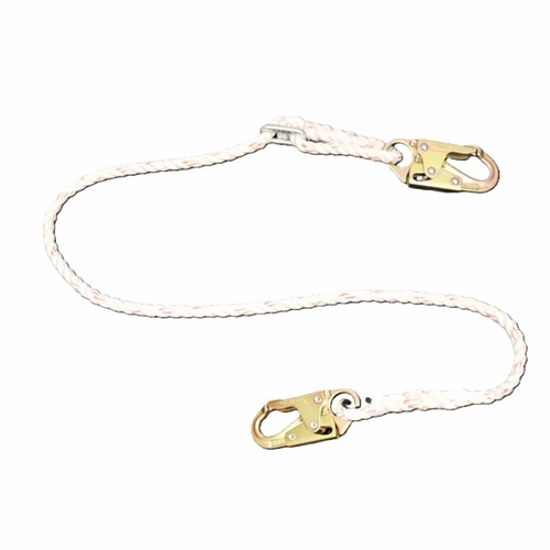 FrenchCreek 400B Lanyard retainer, 1 inch web loop with button snap sewn to harness (Harness Access
