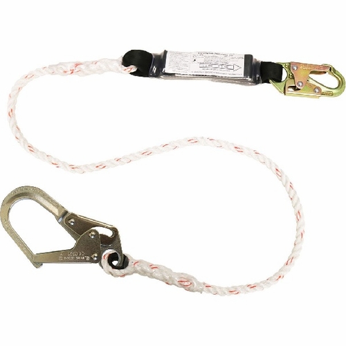 Frenchcreek 402A Rope Shock Absorbing Lanyards (With Shock Absorbing  Inch Pack Inch ) 6 Foot  X 1/2