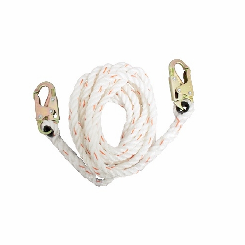 Frenchcreek 410-25 Rope Grabs & Rope Lifelines 5/8 Inch  X 25 Foot  3-Strand Polyblend Synthetic Lif