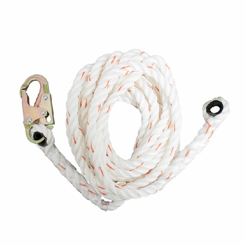 Frenchcreek 411-100 Lifelines 5/8 Inch X 100 Foot 3-Strand Polyblend Synthetic Lifeline, 74N Loc