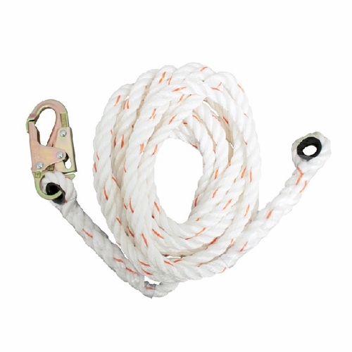 Frenchcreek 411-50 Lifelines 5/8 Inch X 50 Foot 3-Strand Polyblend Synthetic Lifeline, 74N Locki