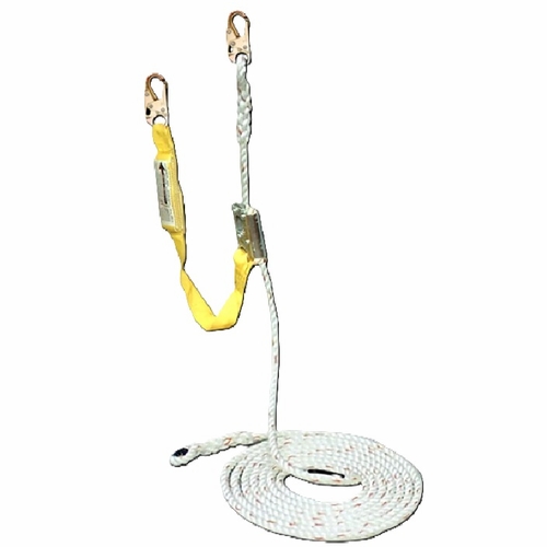 FrenchCreek 411-50MG Rope Grabs & Rope Lifelines 5/8 inch x 50 foot 3-strand polyblend synthetic l