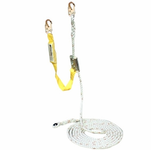 Frenchcreek 411-50Mg Rope Grabs & Rope Lifelines 5/8 Inch  X 50 Foot  3-Strand Polyblend Synthetic L