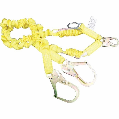Frenchcreek 424As-Ext Stretch Style 100% Tie-Off Tubular Shock Absorbing Lanyards (Dual Leg) Stretch
