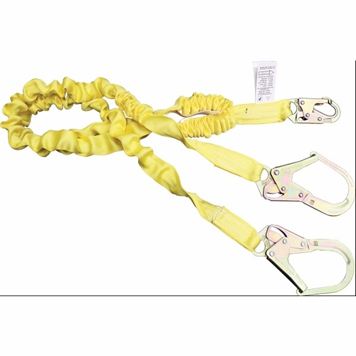 Frenchcreek 424As Stretch Style 100% Tie-Off Tubular Shock Absorbing Lanyards (Dual Leg) Stretch Sty