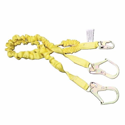 FrenchCreek 424AS Stretch Style 100% Tie-off Tubular Shock Absorbing Lanyards (dual leg) Stretch sty
