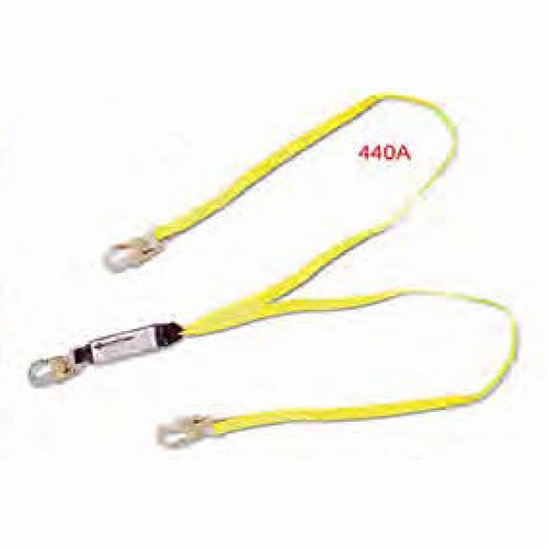 Frenchcreek 440A 100% Tie-Off Web Shock Absorbing Lanyards (Dual-Leg W/ Shock Absorbing  Inch Pack I