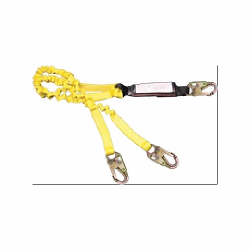 FrenchCreek 440ASZ Stretch 100% Tie-off Web Shock Absorbing Lanyards (dual-leg w/ shock absorbing  i