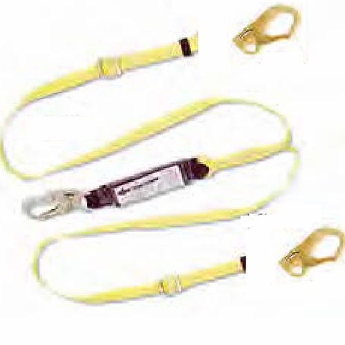 Frenchcreek 442Abn 100% Tie-Off Web Shock Absorbing Lanyards (Pack Style) Adjustable Dual Leg 6 Foot