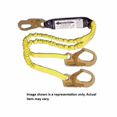 FrenchCreek 442ASN Stretch 100% Tie-off Web Shock Absorbing Lanyards (dual-leg w/ shock absorbing  i