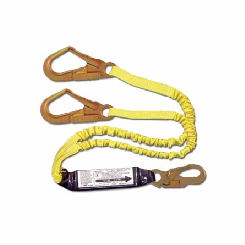 FrenchCreek 444AS Stretch 100% Tie-off Web Shock Absorbing Lanyards (dual-leg w/ shock absorbing  in