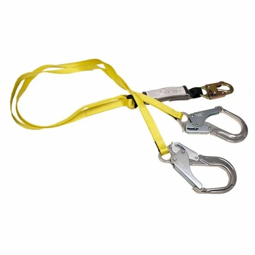 FrenchCreek 447A-135A 100% Tie-off Web Shock Absorbing Lanyards (dual-leg w/ shock absorbing  inch p