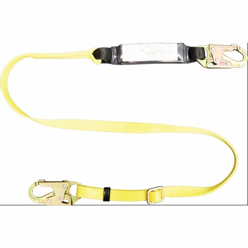 Frenchcreek 450Ab Shock Absorbing Lanyards Adjustable Length 6 Ft. Shock Absorbing 1 Inch  Web  Lany