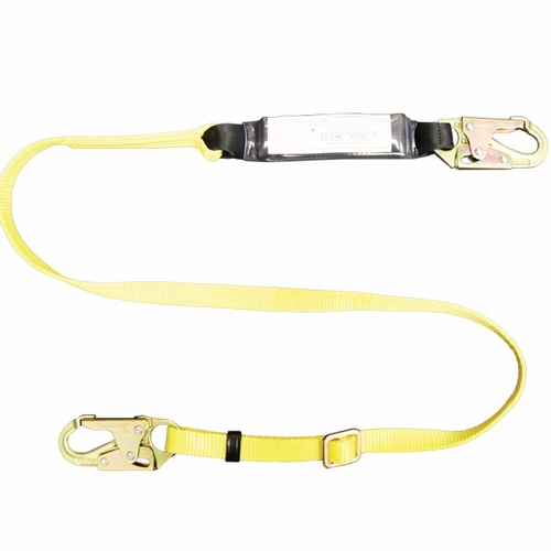 Frenchcreek 450Ab Web Shock Absorbing Lanyards (Pack Style) - Adjustable Adjustable Length 6 Ft. Sho