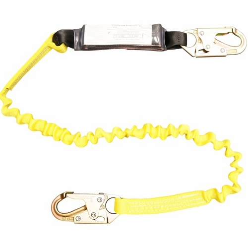 Frenchcreek 450As Stretch Style Web Shock-Absorbing Lanyards (Pack Style) 6 Foot  Stretch Style Shoc