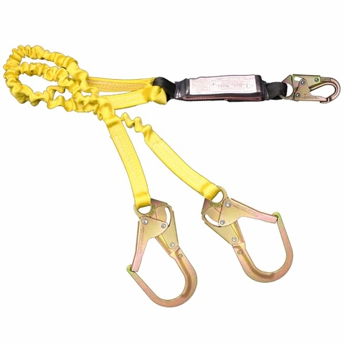 Frenchcreek 450Asz Stretch Style Web Shock-Absorbing Lanyards (Pack Style) 6 Foot  Stretch Style Sho