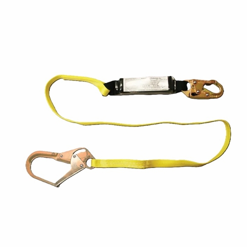 FrenchCreek 454A Web Shock Absorbing Lanyards (w/ shock absorbing  inch pack inch ) 6 ft. shock abso