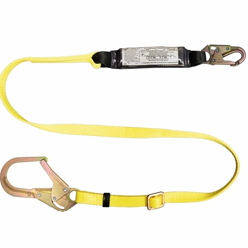 Frenchcreek 454Ab Web Shock Absorbing Lanyards (Pack Style) - Adjustable Adjustable Length 6 Ft. Sho