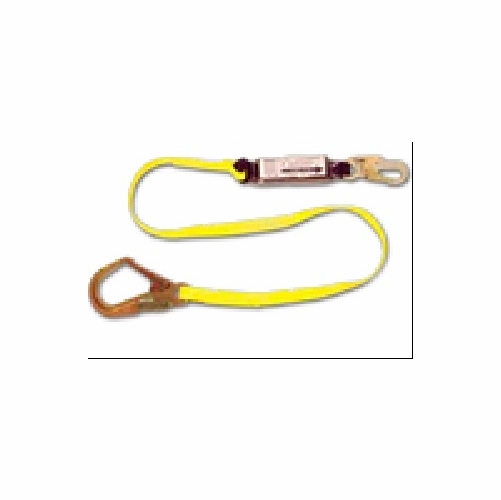 Frenchcreek 457A-135A Web Shock Absorbing Lanyards (W/ Shock Absorbing  Inch Pack Inch ) 6 Ft. Shock