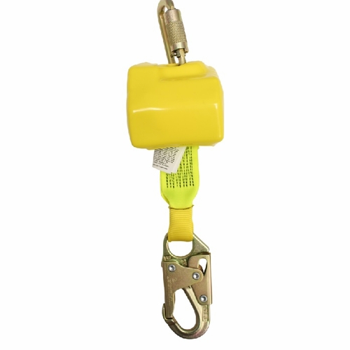 Frenchcreek 459 Self Retracting Lifelines 8 Foot  Retractable Webbing Lanyard With 354-1 Carabiner