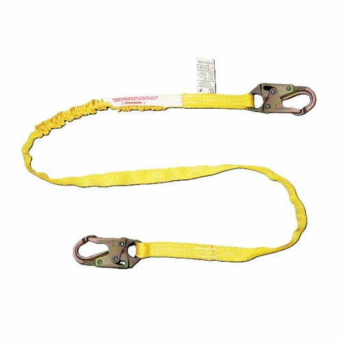 FrenchCreek 460A Tubular Shock Absorbing Lanyards Tubular shock absorbing web lanyard, 6 ft., 74N