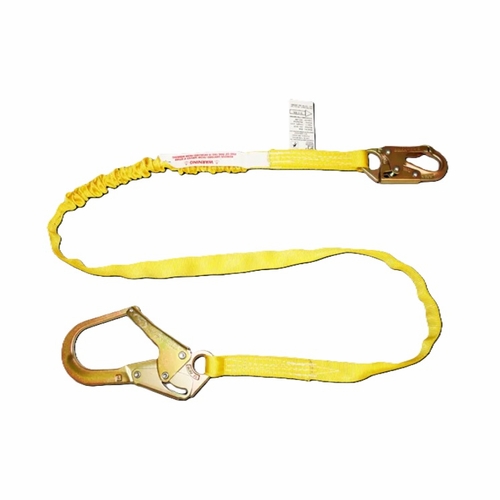 FrenchCreek 464A Tubular Shock Absorbing Lanyards Tubular shock absorbing web lanyard, 6 ft., 74N