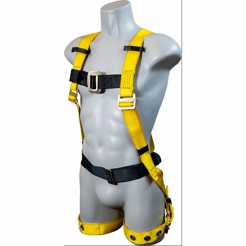 Frenchcreek 550 Full Body Harnesses Grommet/Tongue Buckle Leg Straps, Sewn On 1 3/4 Inch Wide Bel
