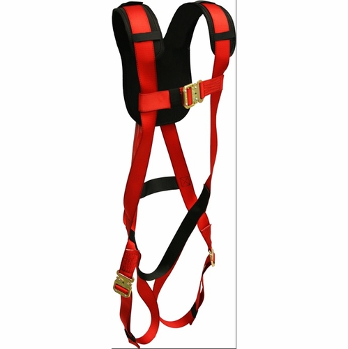 Frenchcreek 671Pr Red Harness With Super-Quick Bayonet Buckle Legs And Chest, P-Pad, No Belt (600 S