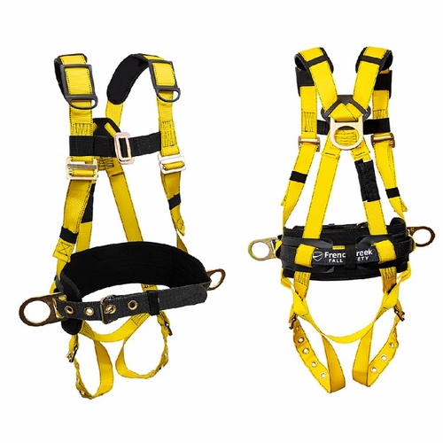 FrenchCreek 850AB Full Body Harnesses 850 with shoulder pads and hip positioning D-rings Sizes S,