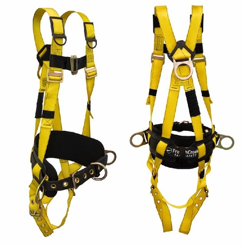 FrenchCreek 850B-TS Full Body Harnesses   850 with hip positioning D-rings and front center D-ring o