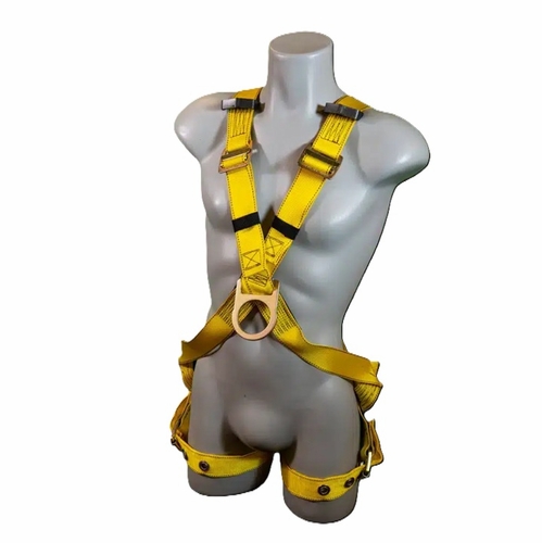 FrenchCreek 950 Full body harness, cross-chest design, fixed front chest D-ring, fixed back D-ring,