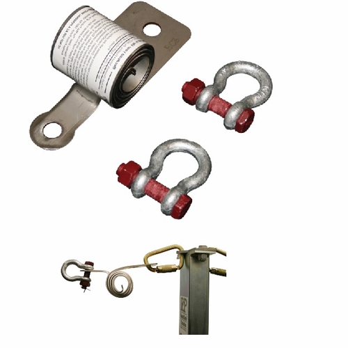 Frenchcreek Chl-Cea Horizontal Lifelines Coiled Energy Absorber W/Shackles