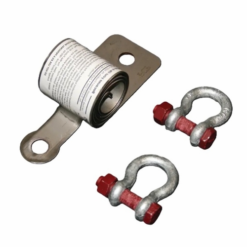 FrenchCreek CHL-CEA Horizontal Lifelines Coiled energy absorber w/shackles