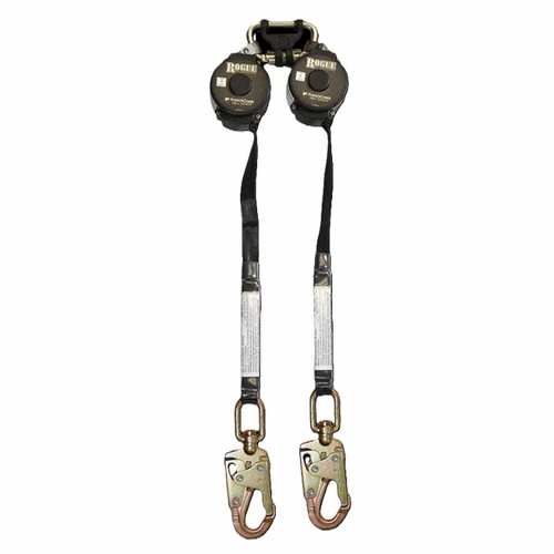 FrenchCreek M2RG-0SZ Rogue Dual Leg 8 foot web, 354-6TL 1/2 inch steel triple-lock carabiner - R