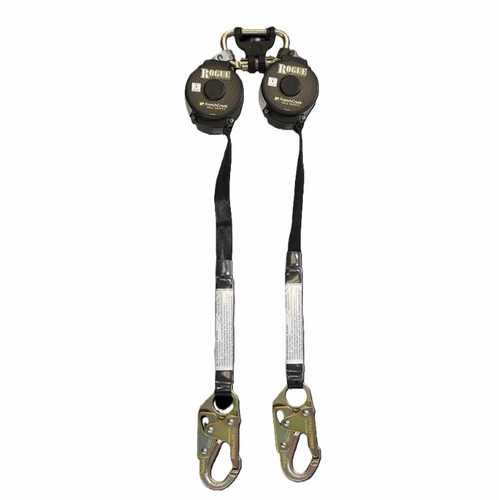 FrenchCreek M2RG-0Z Rogue Dual Leg 8 foot web, 354-6TL 1/2 inch steel triple-lock carabiner -Z74