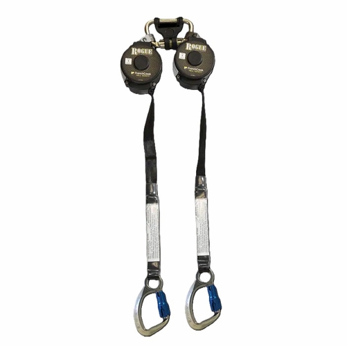 FrenchCreek M2RG-6A Rogue Dual Leg 8 foot web, 354-6TL 1/2 inch steel triple-lock carabiner - 63