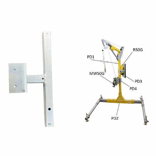 Frenchcreek Pd3 Retractable Lifelines & Confined Space Equipment Mounting Bracket For R50G Rescue Sr