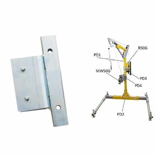 Frenchcreek Pd4 Retractable Lifelines & Confined Space Equipment Mounting Bracket For Mw50G Work Win