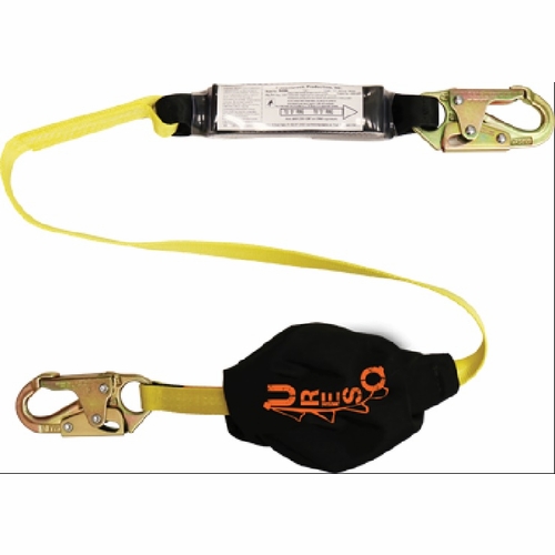 Frenchcreek R450A U-Res-Q Shock Absorbing Lanyards 6 Ft. Shock Absorbing 1 Inch  Web Lanyard 74N L