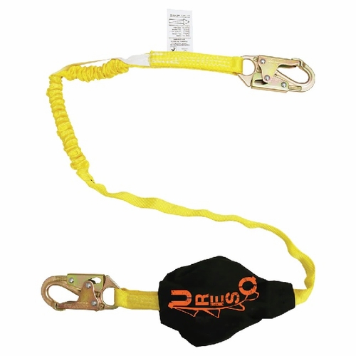 Frenchcreek R460A U-Res-Q Shock Absorbing Lanyards Tubular Shock Absorbing Web Lanyard, 6 Ft., 74N